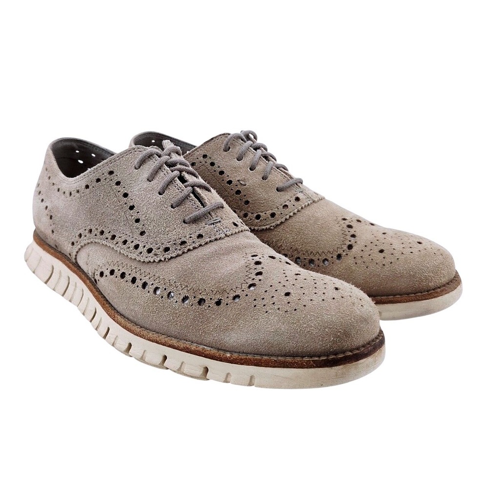 Cole Haan ● ZERØGRAND Tan Suede Oxford - Size 11